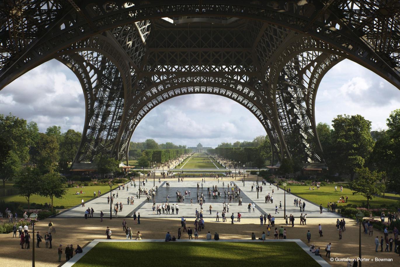 Site Tour Eiffel - Gustafson Porter + Bowman - JML Water Feature Design