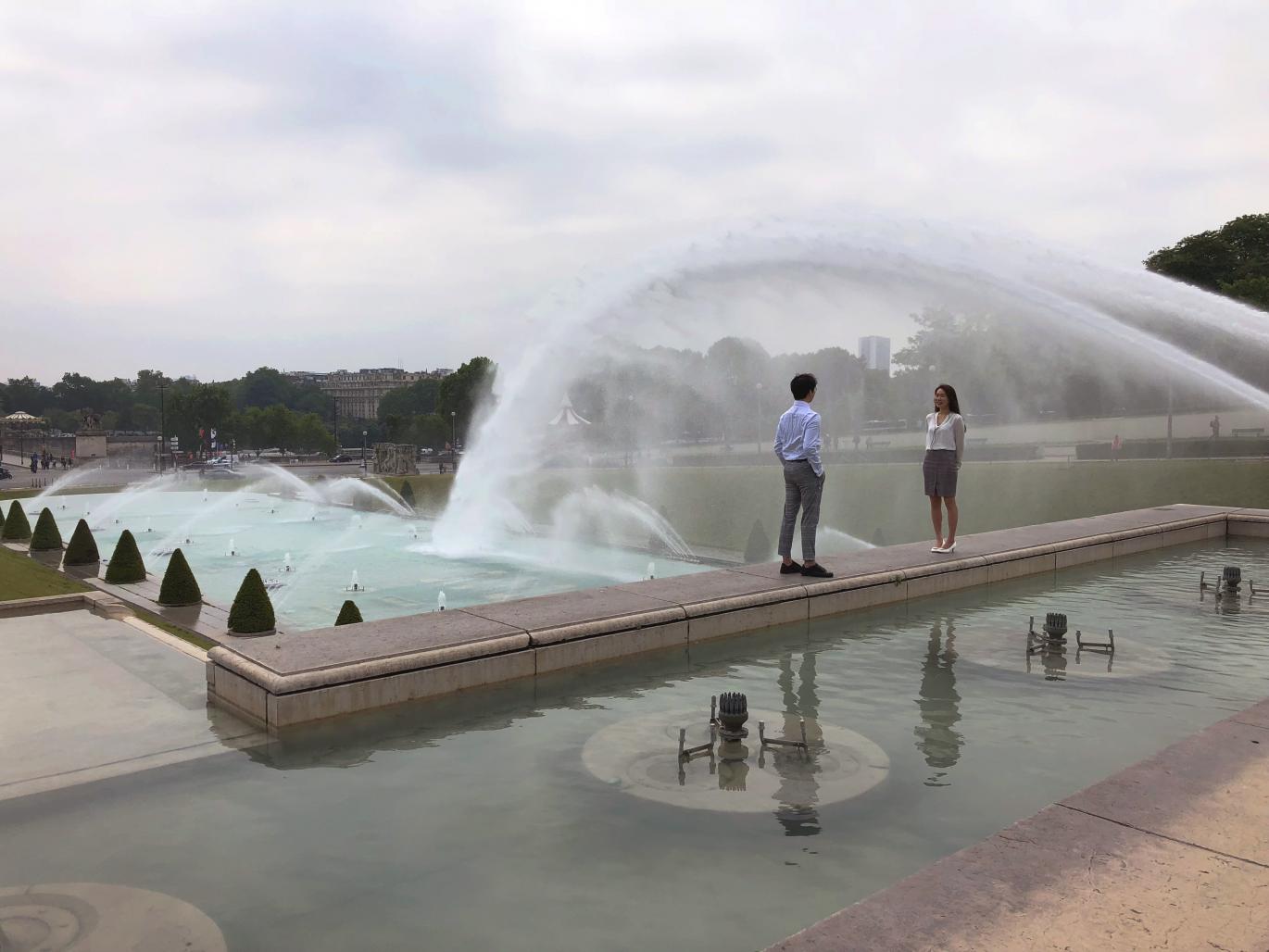 Site Tour Eiffel - JML Water Feature Design